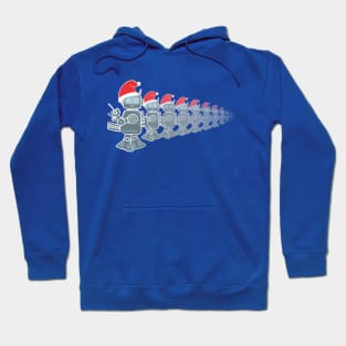 25-Hour Holiday Radio Show robots (no text) Hoodie